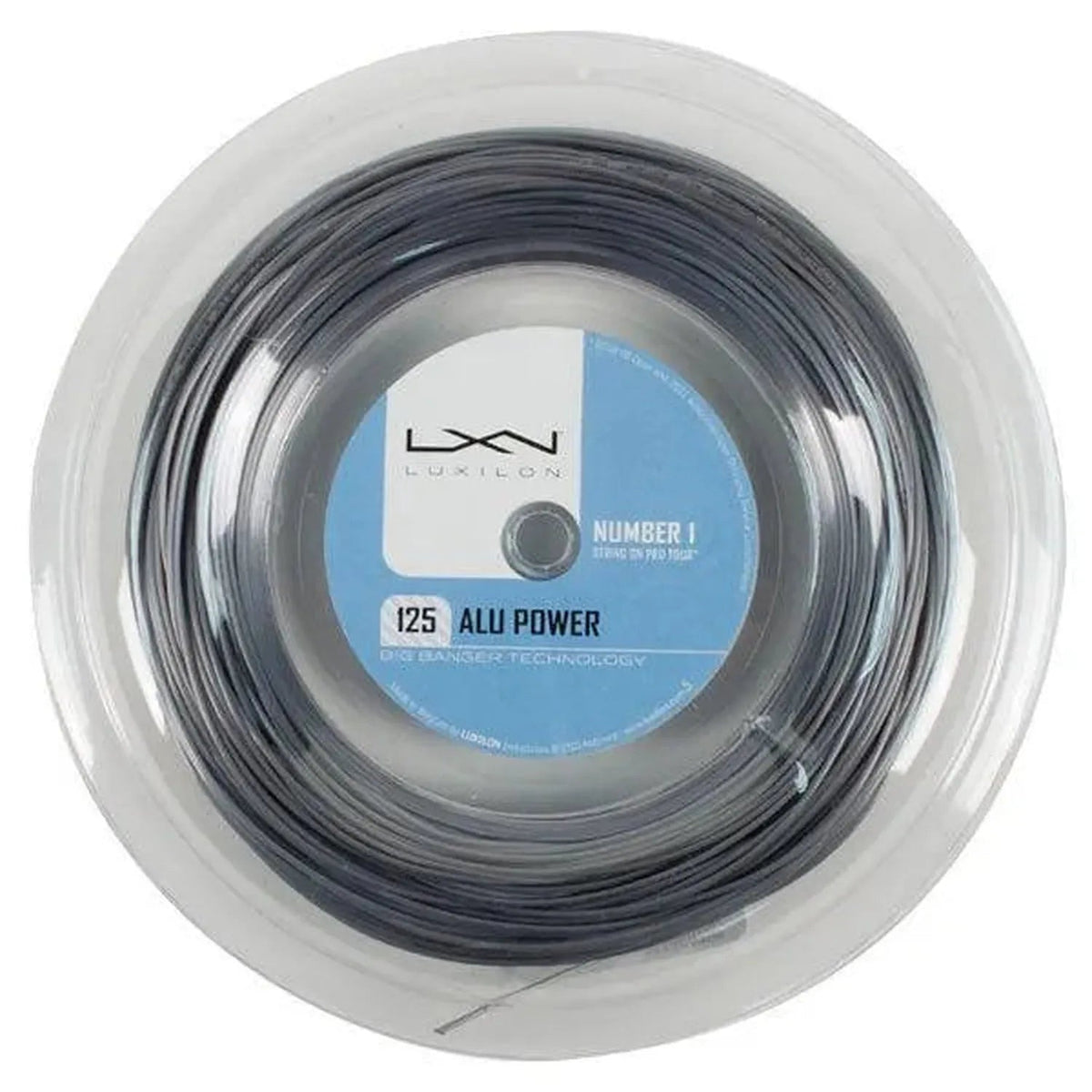 Luxilon ALU Power Silver 125 Reel 220m - Cuerda ATP Tour plateada 726 pies