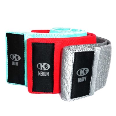 Set de Bandas Elásticas De Tela K6 15-40Lb