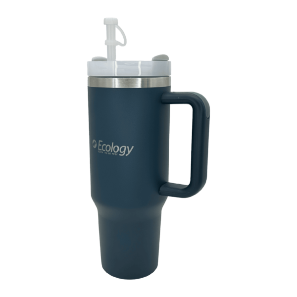 Botella Térmica Stan 40Oz Negro - Vista lateral