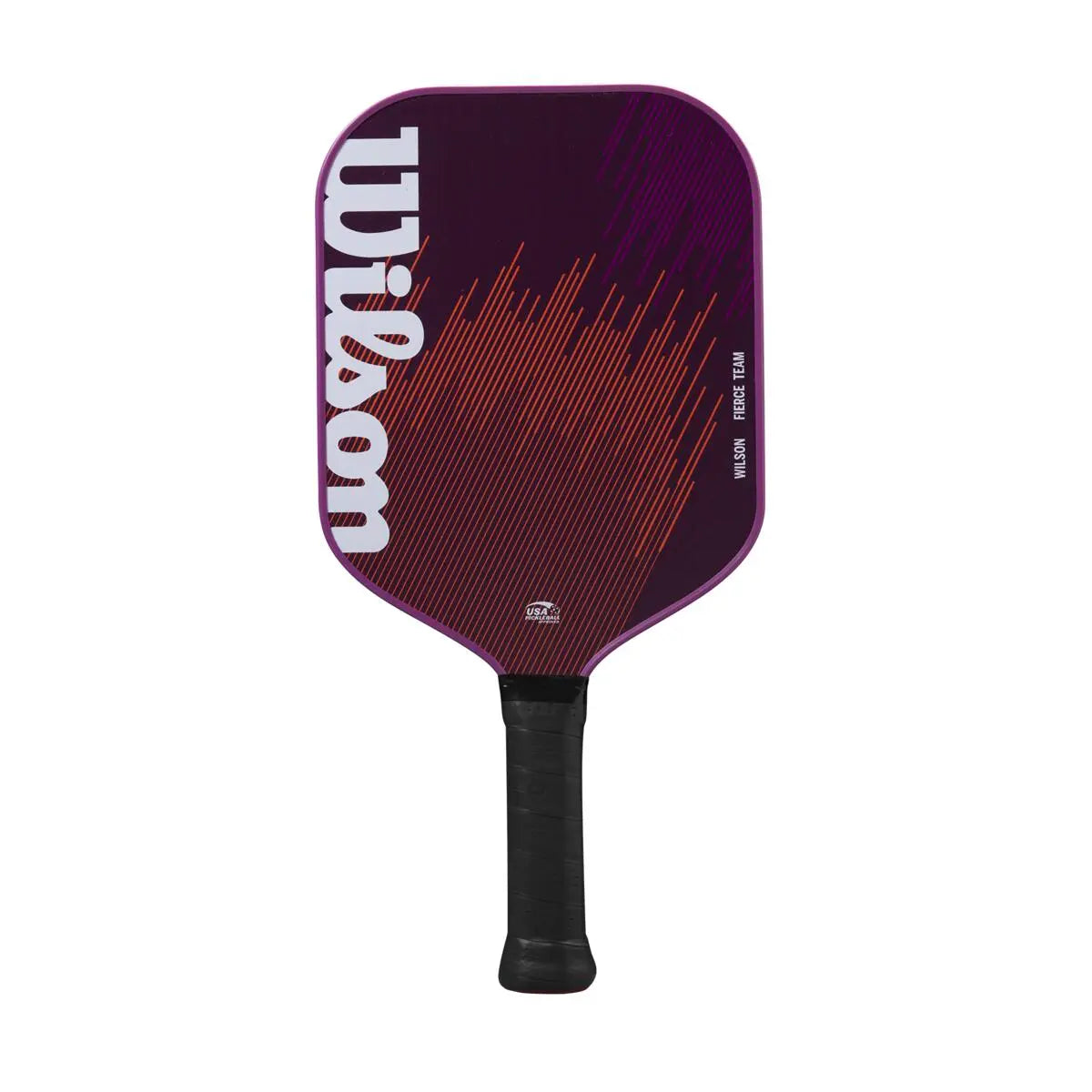 Pala de Pickleball Wilson Fierce Team 13mm (234grs) (NEGRO Y MORADO)