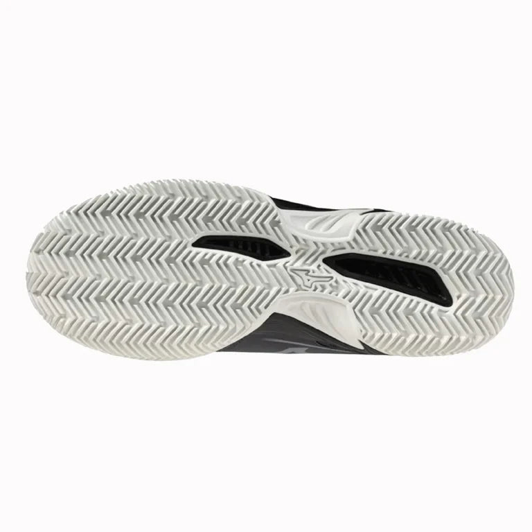 Zapato Tenis Mizuno Break Shot 5 CC (Negro y Blanco)