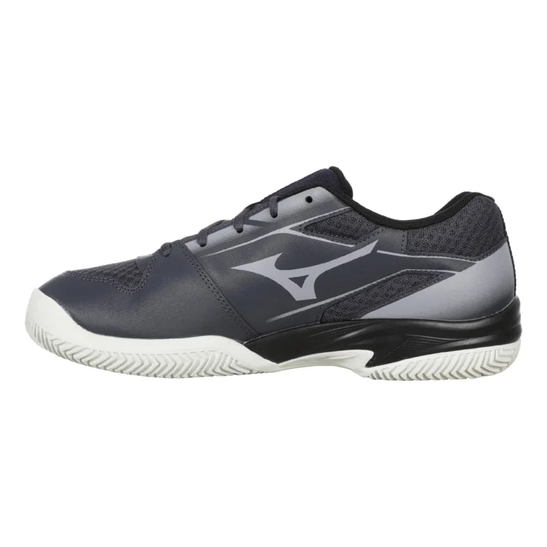 Zapato Tenis Mizuno Break Shot 5 CC (Negro y Blanco)