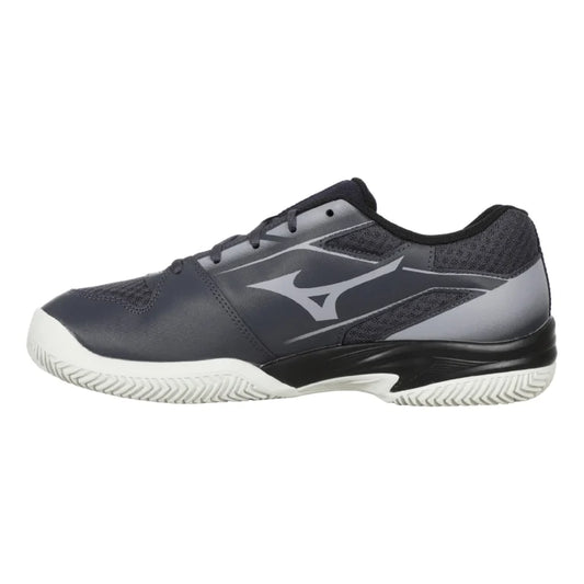 Zapato Tenis Mizuno Break Shot 5 CC (Negro y Blanco)