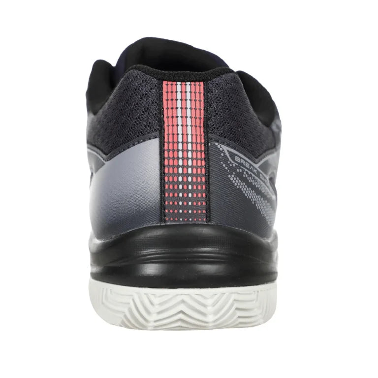 Zapato Tenis Mizuno Break Shot 5 CC (Negro y Blanco)