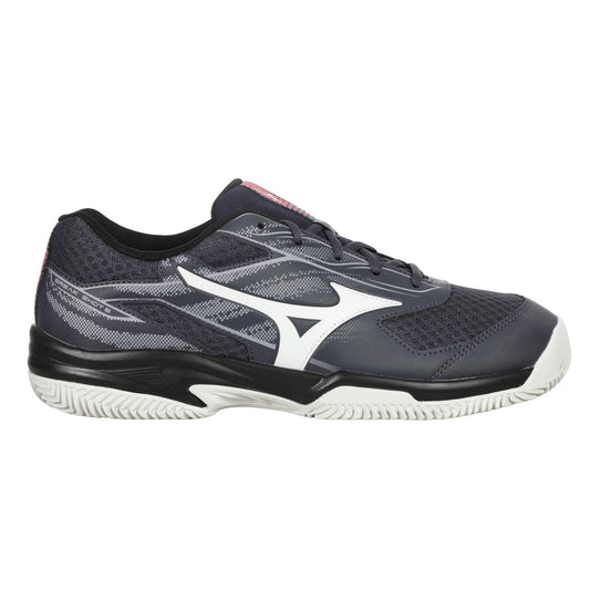 Zapato Tenis Mizuno Break Shot 5 CC (Negro y Blanco)