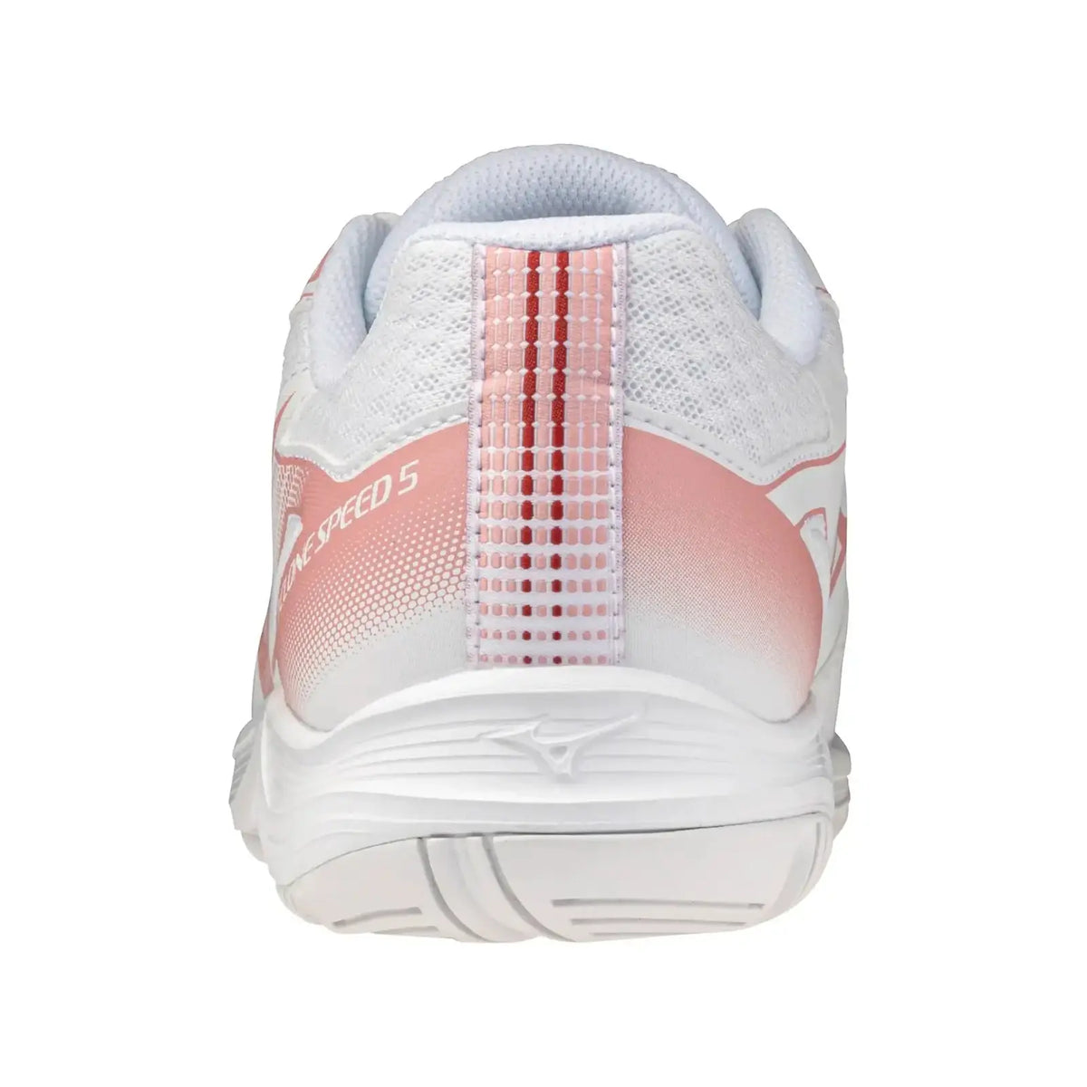 Zapato Indoor Voleibol Mujer Mizuno Cyclone Speed 5 (blanco/rosado)