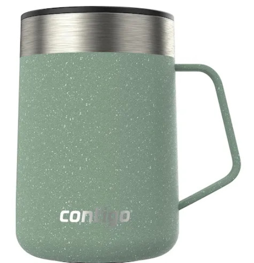 Vaso Térmico Streeterville SS Con Tapa y Asa 14oz (Verde Claro)