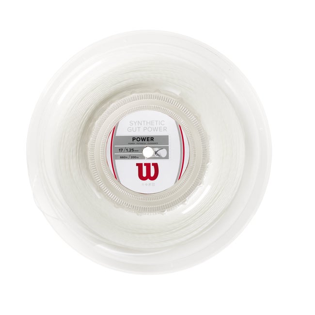 Wilson Synthetic Gut Power Negro 200m Reel