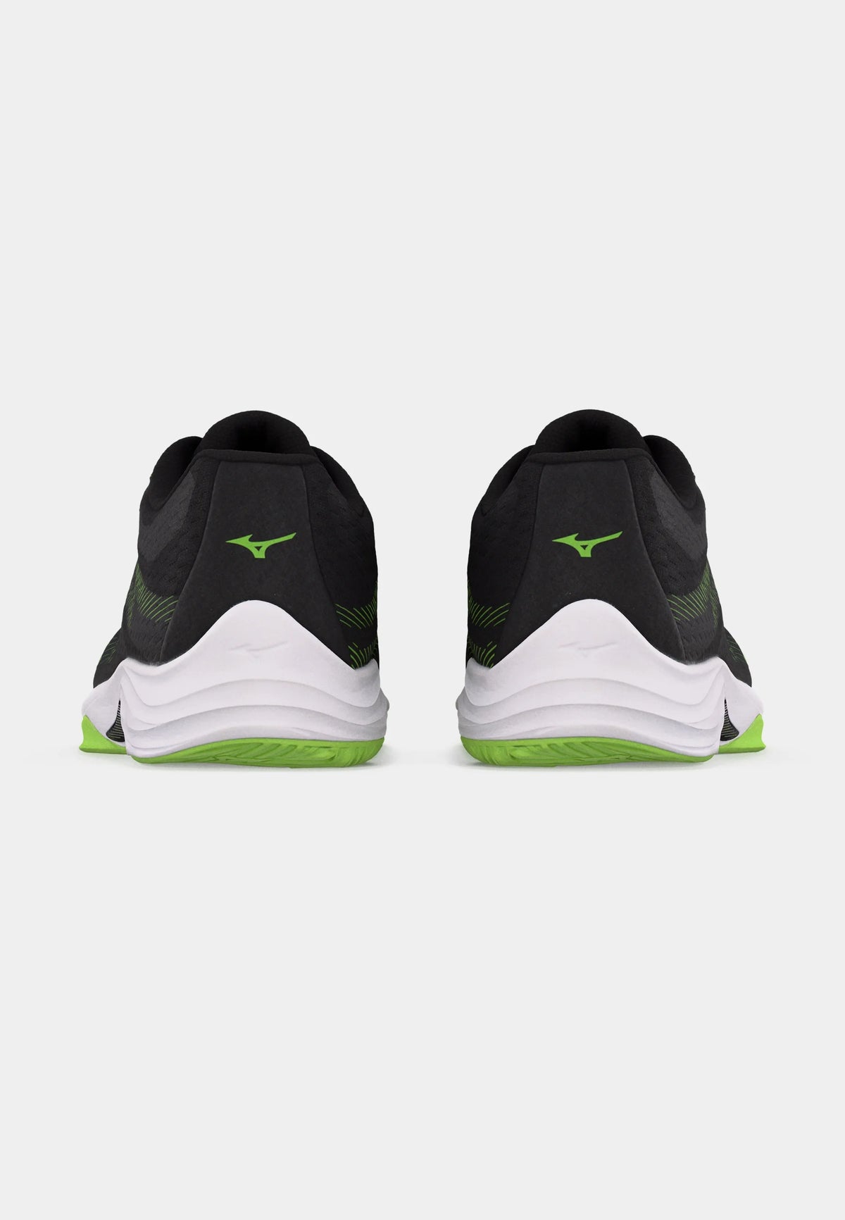 Zapato Voleibol Mizuno Lightning Select (NEGRO Y VERDE)