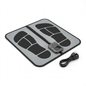 Tapete Masajeador EMS para Pies con control remoto y cable USB