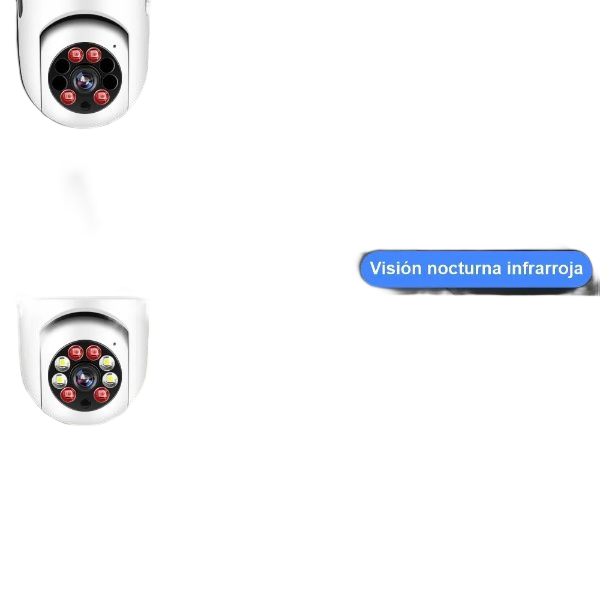 Cámara de Seguridad WiFi Tipo Bombillo 360°