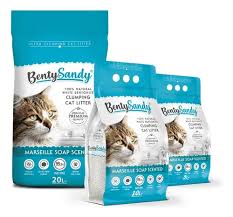 Arena para Gatos Bentysandy Ultra absorbente y Ultra aglomerante 100% Bentonita 20L / 18Kg (JABÓN DE MARSELLA)