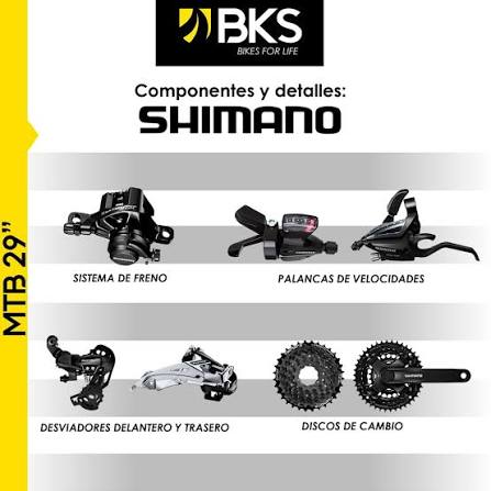 Bicicleta MTB 24 Velocidades Shadow