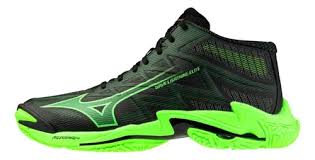 Botín Voleibol Mizuno Wave Lightning Elite (negro/verde)