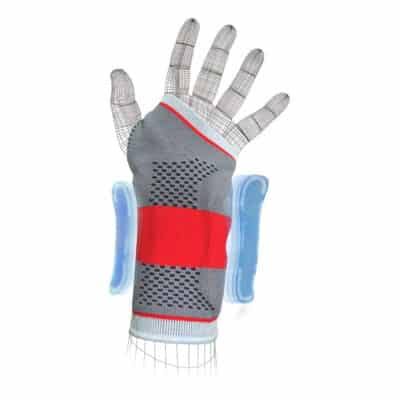 Muñequera K6 360 Con Gel (Protección y compresión)