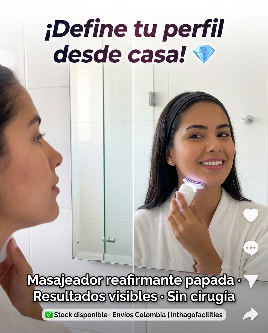 Masajeador Reafirmante de Papada y Cuello