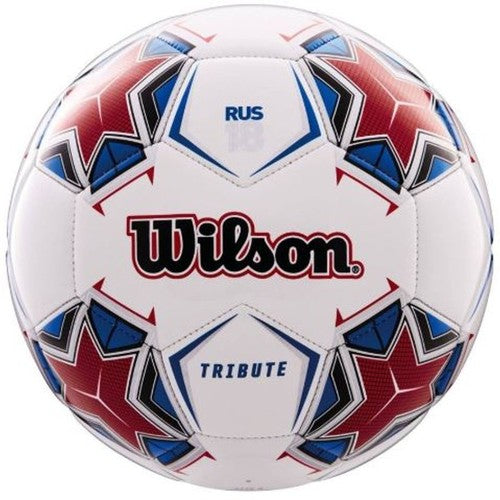 Wilson Tribute Soccer Ball Rojo Blanco Azul
