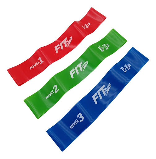 Set de Bandas Cerradas Fitplus (3 unds)