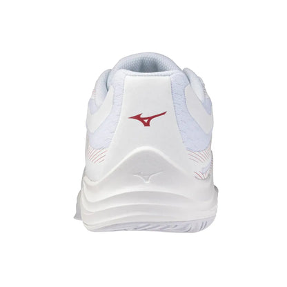 Zapato Voleibol Mujer Mizuno Lightning Select (blanco/rojo)