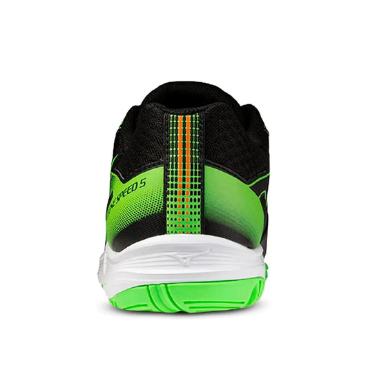 Zapato Indoor Voleibol Mizuno Cyclone Speed 5 (NEGRO Y VERDE)