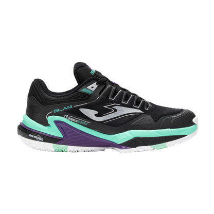 Zapato Tenis/Padel Slam (Negro/Turquesa)