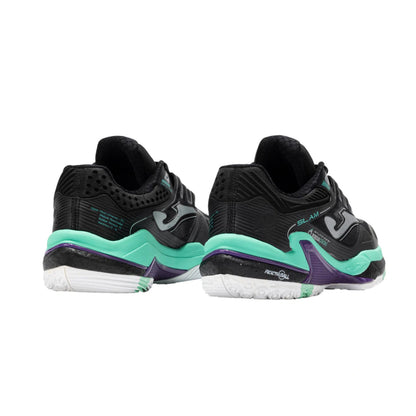 Zapato Tenis/Padel Slam (Negro/Turquesa)